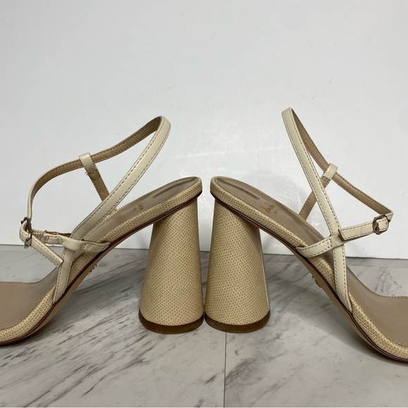 Sam Edelman Kit Natural Leather Heeled Sandal 8M - Picture 8 of 14